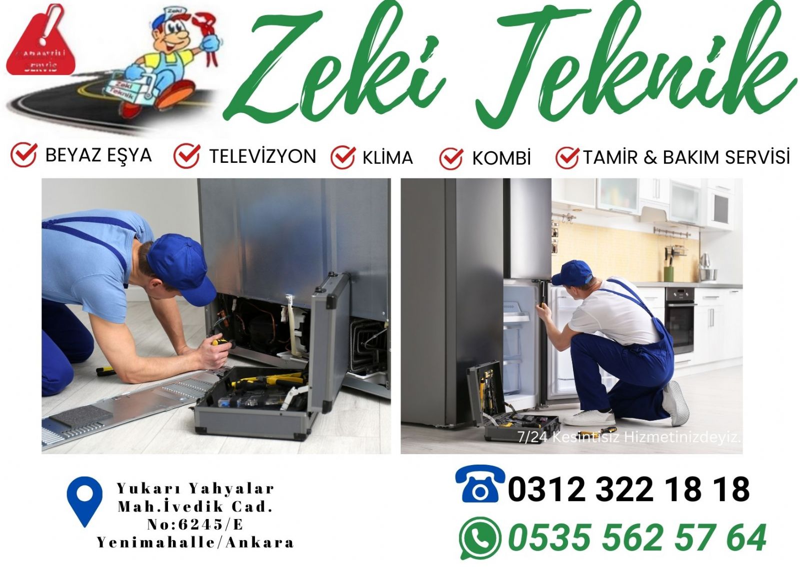 İvedik Buzdolabı Servisi  